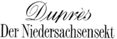 Duprès Der Niedersachsensekt Logo (DPMA, 02/06/2002)