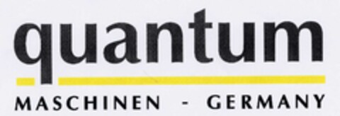 quantum MASCHINEN - GERMANY Logo (DPMA, 01.08.2002)