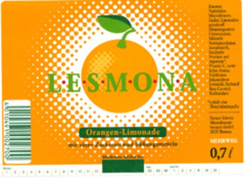 LESMONA Logo (DPMA, 11.08.2003)