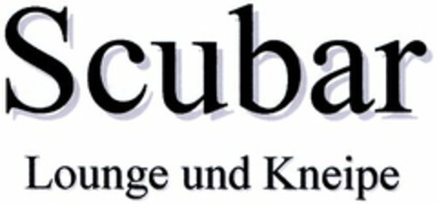 Scubar Lounge und Kneipe Logo (DPMA, 10/24/2003)