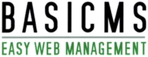 BASICMS EASY WEB MANAGEMENT Logo (DPMA, 19.07.2005)