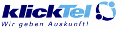 klickTel Wir geben Auskunft! Logo (DPMA, 02/24/2006)