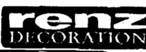 renz DECORATION Logo (DPMA, 24.01.1995)