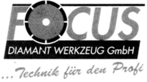 FOCUS DIAMANT WERKZEUG GmbH Logo (DPMA, 19.07.1995)