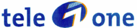 tele 1 one Logo (DPMA, 10.07.1999)