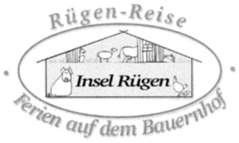 Rügen-Reise Insel Rügen Ferien auf dem Bauernhof Logo (DPMA, 07.10.1999)