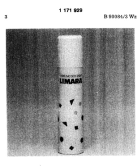 LIMARA  PERFUME DEO SPRAY Logo (DPMA, 08.06.1990)