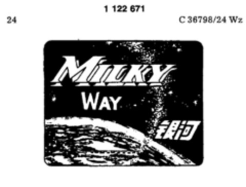 MILKY WAY Logo (DPMA, 09/01/1987)