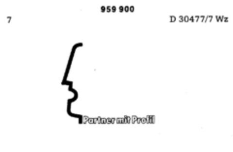 Partner mit Profil Logo (DPMA, 13.07.1976)