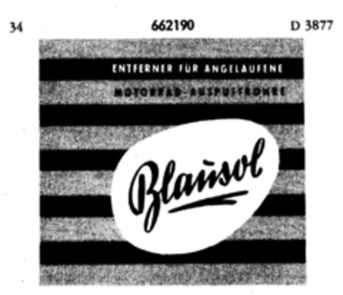 Blausol Logo (DPMA, 08.06.1953)