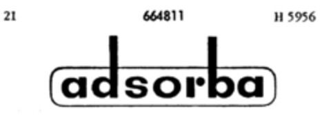 adsorba Logo (DPMA, 03/23/1953)