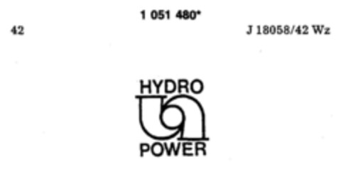 HYDRO POWER Logo (DPMA, 01/21/1983)