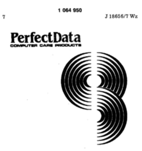 Perfect Data COMPUTER CARE PRODUCTS Logo (DPMA, 07.10.1983)