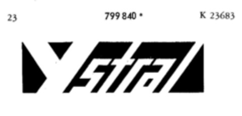 Ystral Logo (DPMA, 12/10/1964)