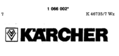 KÄRCHER Logo (DPMA, 18.02.1984)