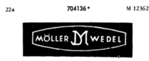 MÖLLER WEDEL Logo (DPMA, 18.05.1957)