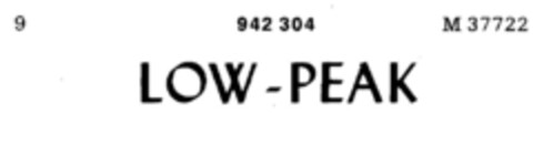 LOW-PEAK Logo (DPMA, 21.05.1973)