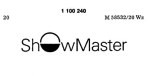 ShOwMaster Logo (DPMA, 14.05.1986)