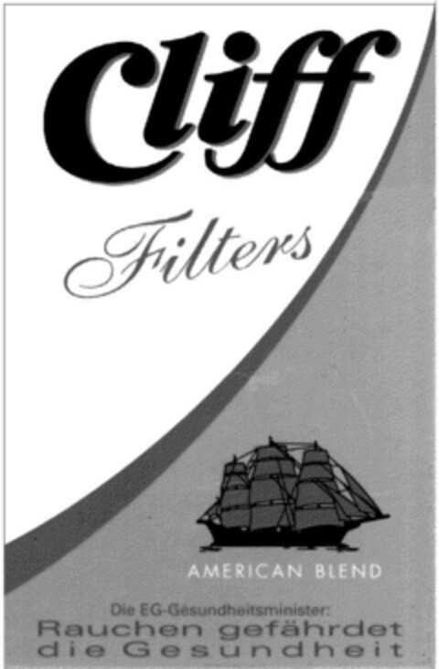 Cliff filters Logo (DPMA, 16.02.1993)