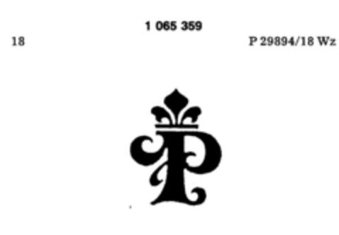 P Logo (DPMA, 17.12.1982)