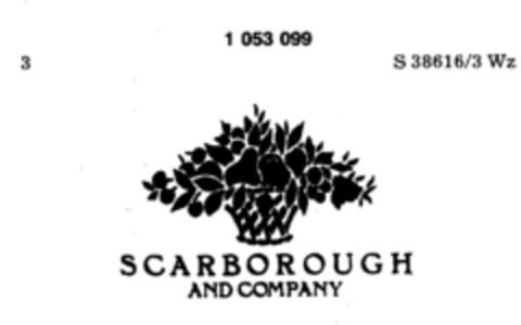 S C A R B O R O U G H AND COMPANY Logo (DPMA, 23.03.1983)