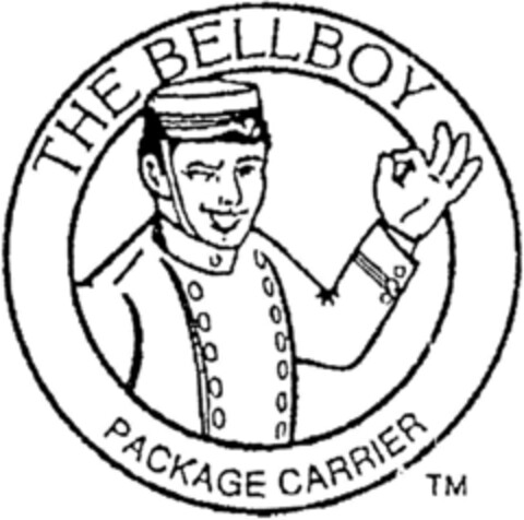 THE BELLBOY PACKAGE CARRIER Logo (DPMA, 12.12.1991)