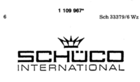 SCHÜCO INTERNATIONAL Logo (DPMA, 05/07/1987)