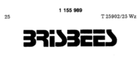 BRISBEES Logo (DPMA, 29.09.1986)
