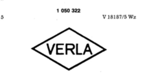 VERLA Logo (DPMA, 06.10.1982)