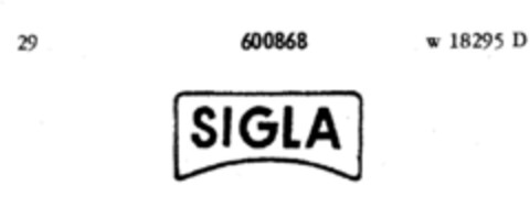 SIGLA Logo (DPMA, 06/02/1949)