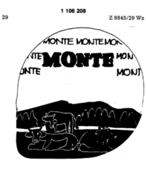MONTE Logo (DPMA, 27.02.1984)