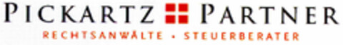 PICKARTZ PARTNER RECHTSANWÄLTE · STEUERBERATER Logo (DPMA, 02.04.2001)