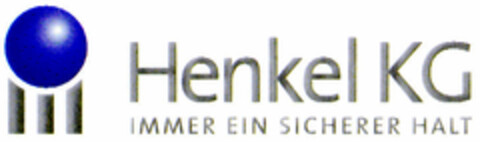 Henkel KG IMMER EIN SICHERER HALT Logo (DPMA, 05/31/2001)
