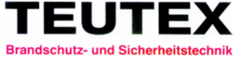 TEUTEX Brandschutz- und Sicherheitstechnik Logo (DPMA, 16.05.2001)