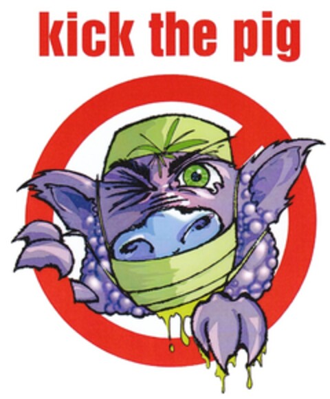 kick the pig Logo (DPMA, 18.02.2010)