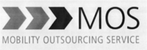 MOS MOBILITY OUTSOURCING SERVICE Logo (DPMA, 06.07.2010)