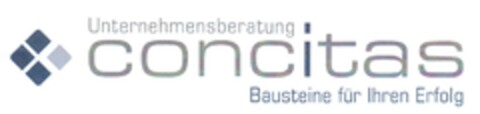 Unternehmensberatung concitas Bausteine für Ihren Erfolg Logo (DPMA, 12/30/2010)