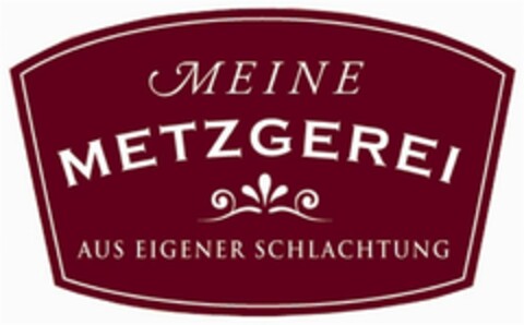 MEINE METZGEREI AUS EIGENER SCHLACHTUNG Logo (DPMA, 25.03.2011)