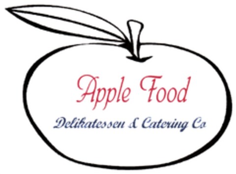 Apple Food Delikatessen & Catering Co Logo (DPMA, 20.11.2012)