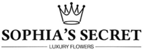 SOPHIA´S SECRET LUXURY FLOWERS Logo (DPMA, 26.10.2017)