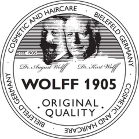 WOLFF 1905 ORIGINAL QUALITY Logo (DPMA, 13.07.2018)