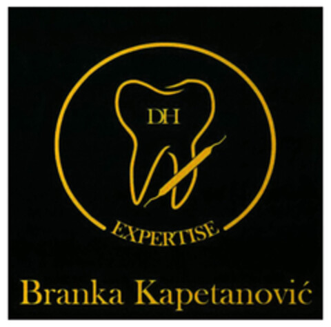 DH EXPERTISE Branka Kapetanović Logo (DPMA, 07/22/2022)