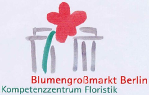 Blumengroßmarkt Berlin Kompetenzzentrum Floristik Logo (DPMA, 14.02.2002)