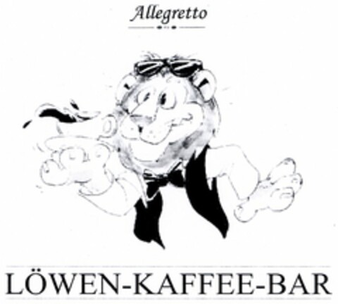 Allegretto LÖWEN-KAFFEE-BAR Logo (DPMA, 14.11.2003)