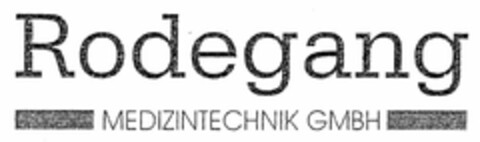 Rodegang MEDIZINTECHNIK GMBH Logo (DPMA, 11/15/2004)