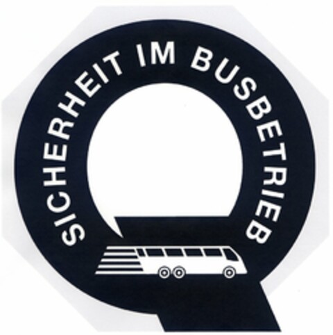 Q SICHERHEIT IM BUSBETRIEB Logo (DPMA, 18.07.2005)