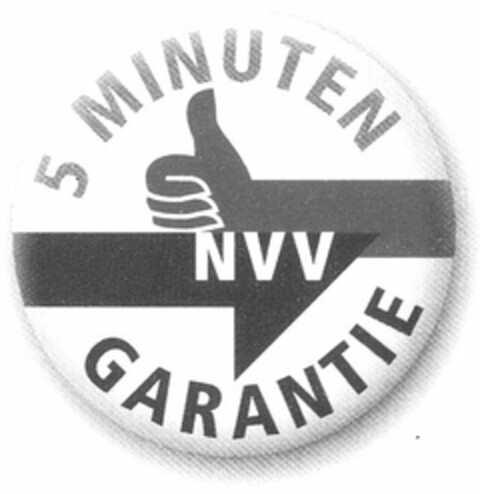 NVV 5 MINUTEN GARANTIE Logo (DPMA, 23.06.2006)