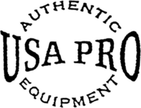 AUTHENTIC USA PRO EQUIPMENT Logo (DPMA, 09/20/1995)