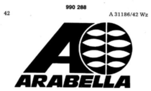 A ARABELLA Logo (DPMA, 02.04.1979)