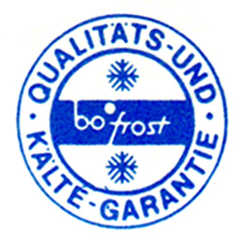 bo frost QUALITÄTS- UND KÄLTE-GARANTIE Logo (DPMA, 12.12.1979)